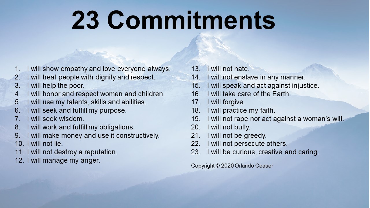 23 commitments