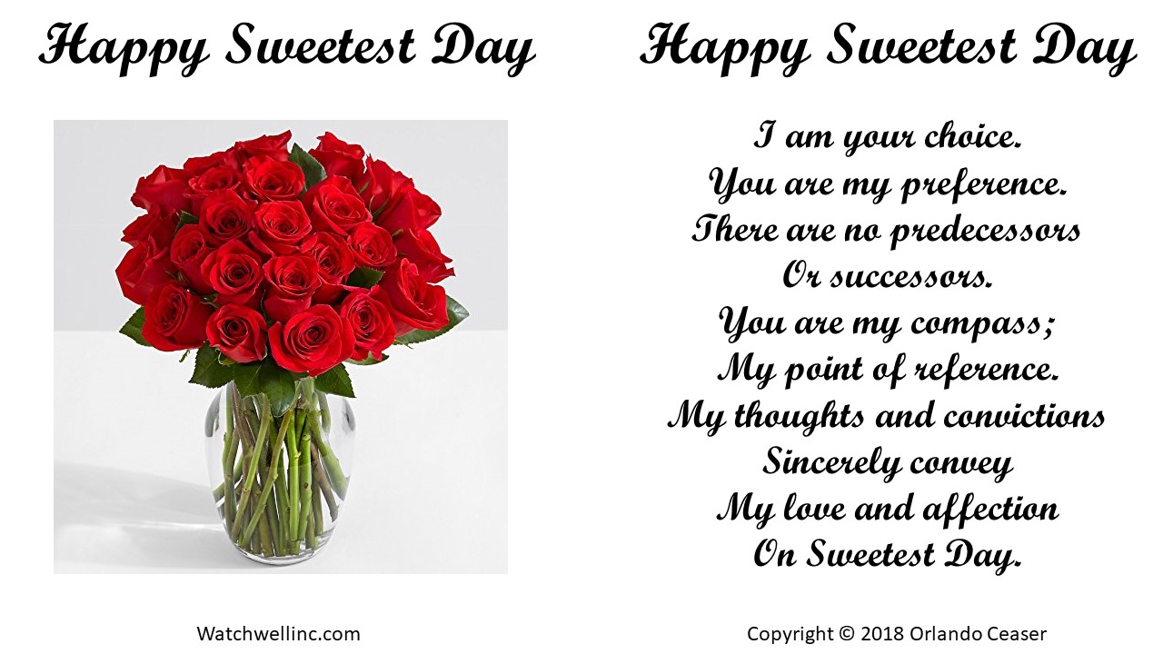 Sweetest Day 1