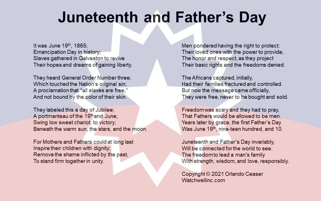 Juneteenth and Fathers Day