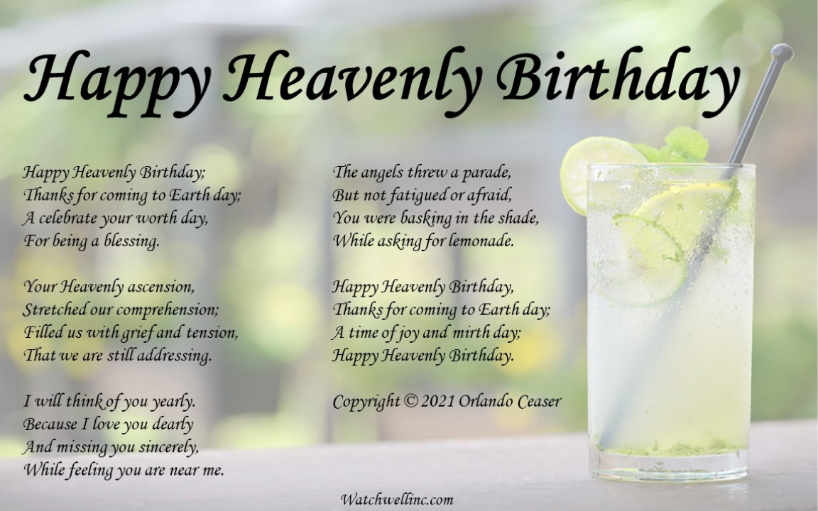 Faith Heavenly Birthday